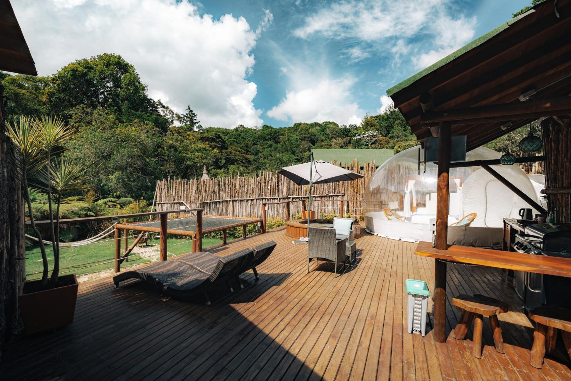 ホテル Bubblesky Glamping 15 Min From Medellin リオネグロ エクステリア 写真