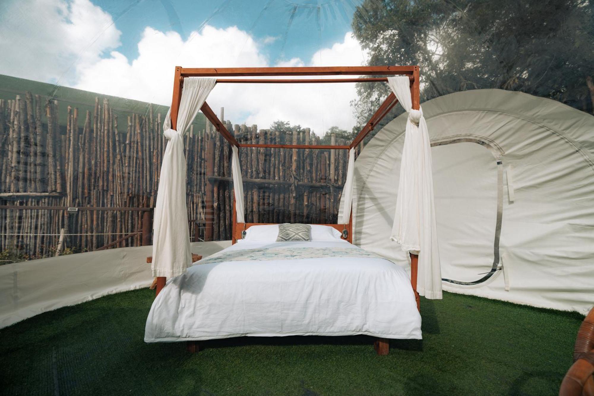ホテル Bubblesky Glamping 15 Min From Medellin リオネグロ エクステリア 写真