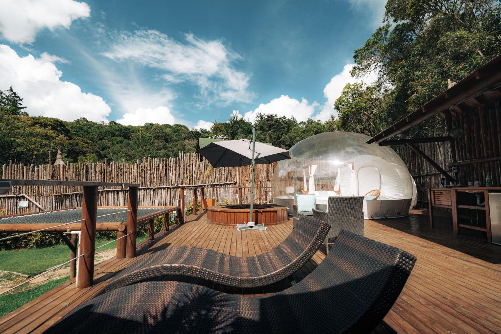 ホテル Bubblesky Glamping 15 Min From Medellin リオネグロ エクステリア 写真