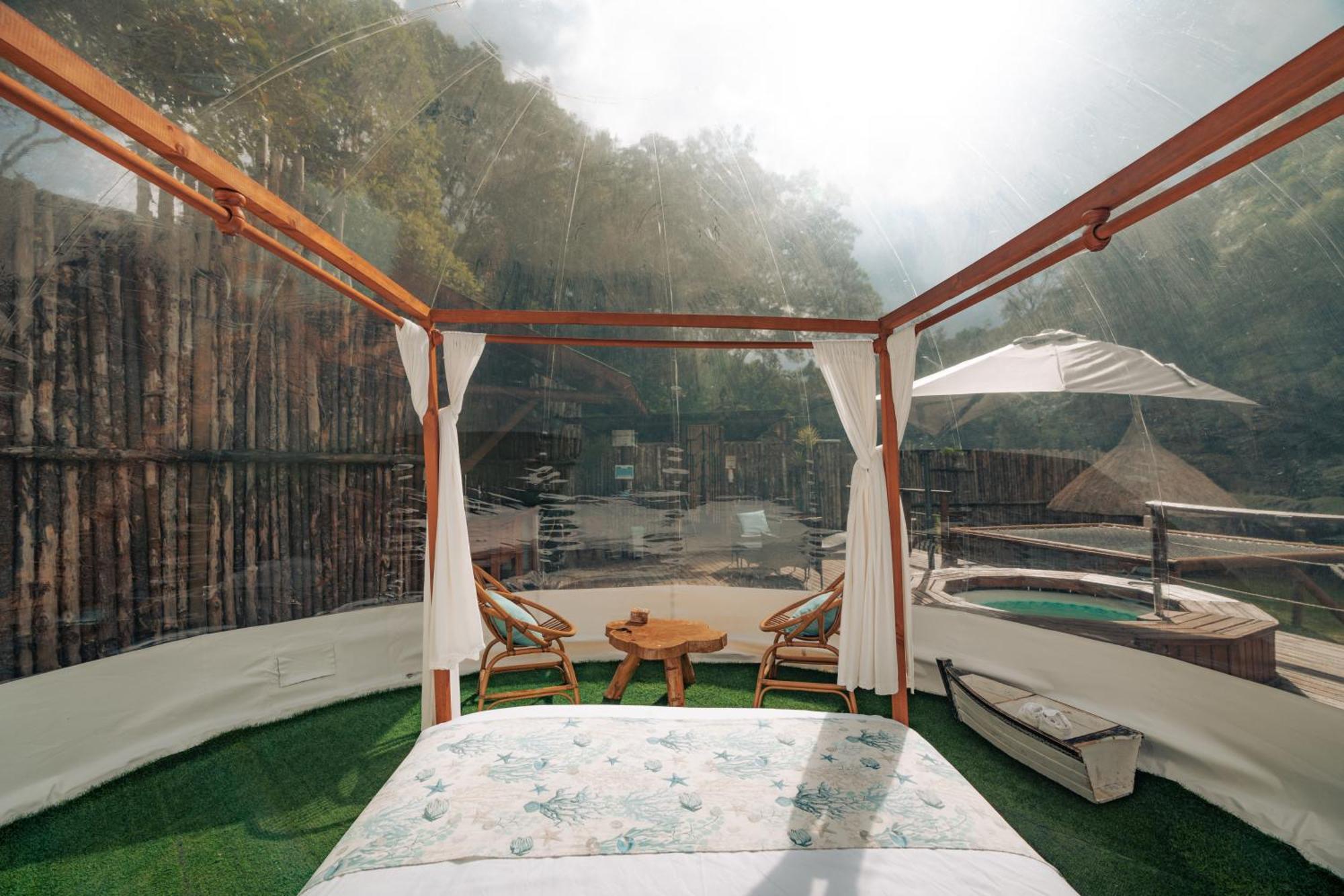 ホテル Bubblesky Glamping 15 Min From Medellin リオネグロ エクステリア 写真