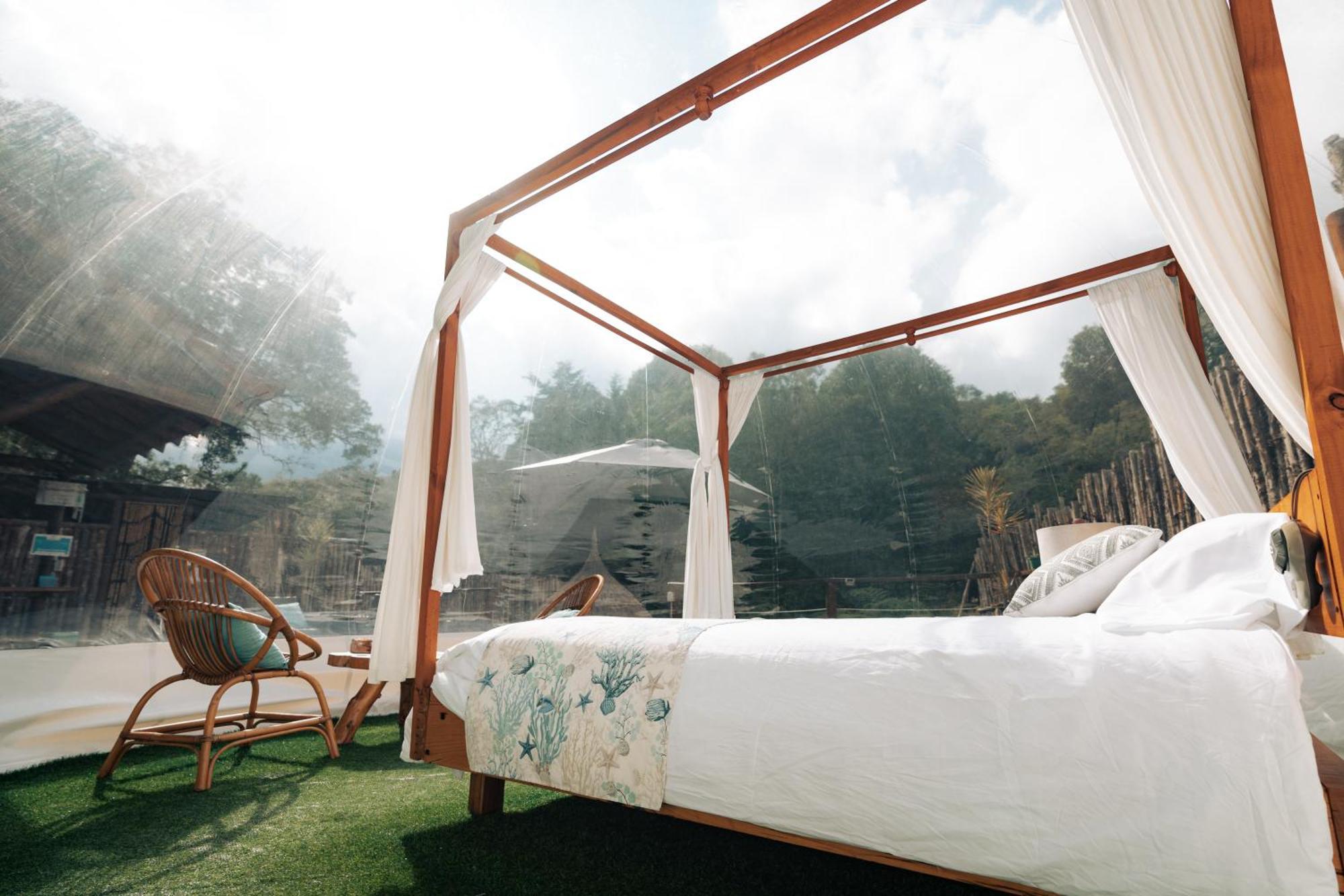 ホテル Bubblesky Glamping 15 Min From Medellin リオネグロ エクステリア 写真