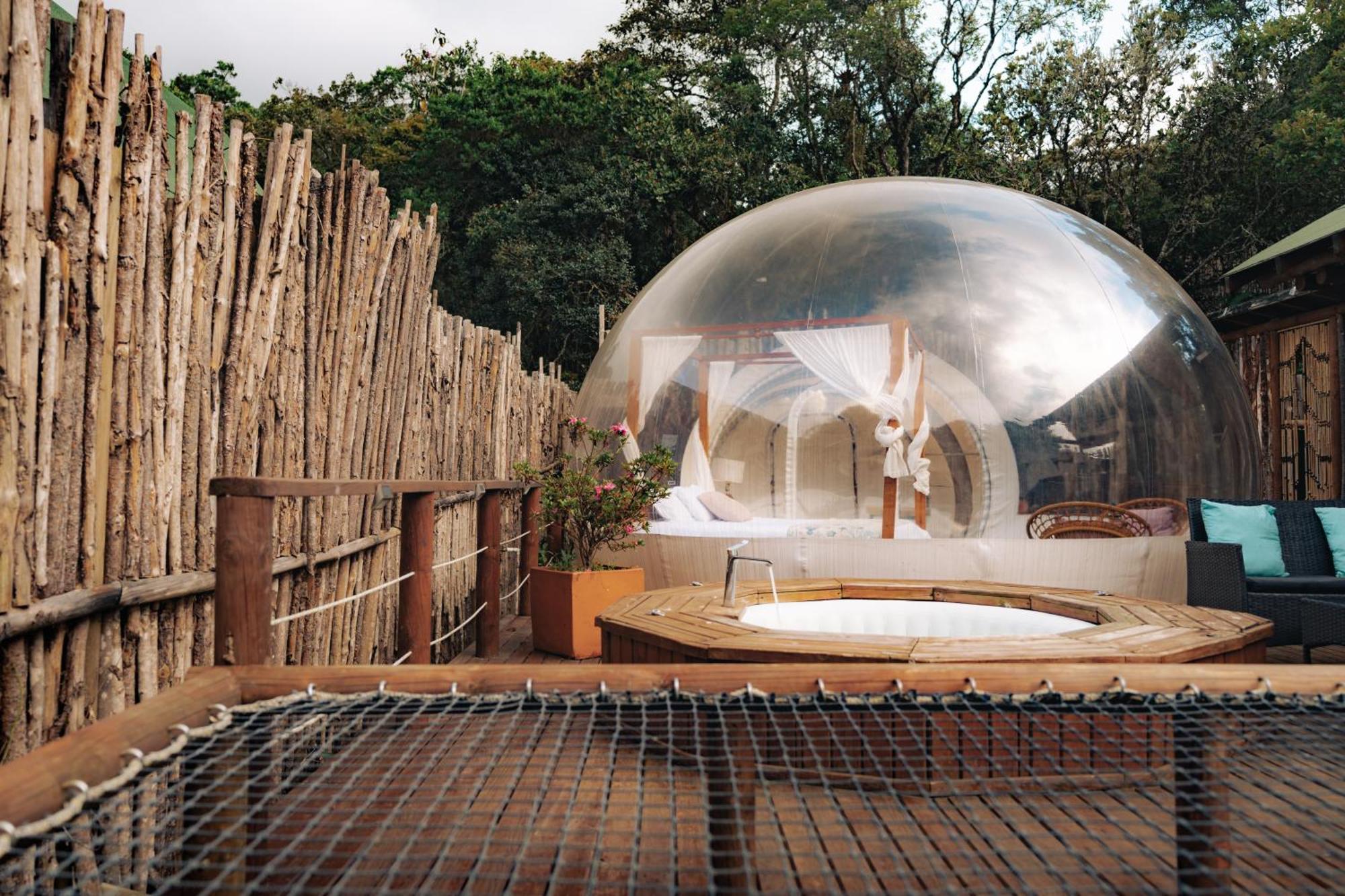 ホテル Bubblesky Glamping 15 Min From Medellin リオネグロ エクステリア 写真