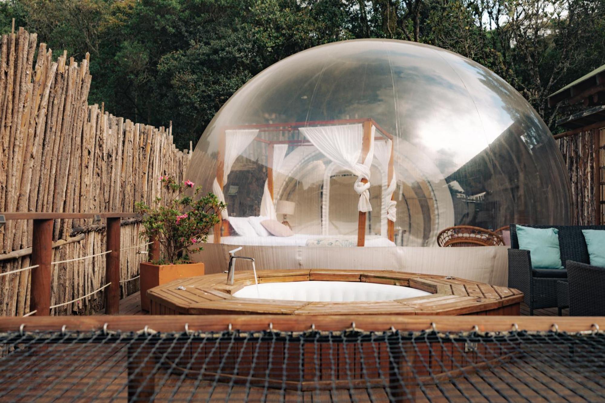 ホテル Bubblesky Glamping 15 Min From Medellin リオネグロ エクステリア 写真