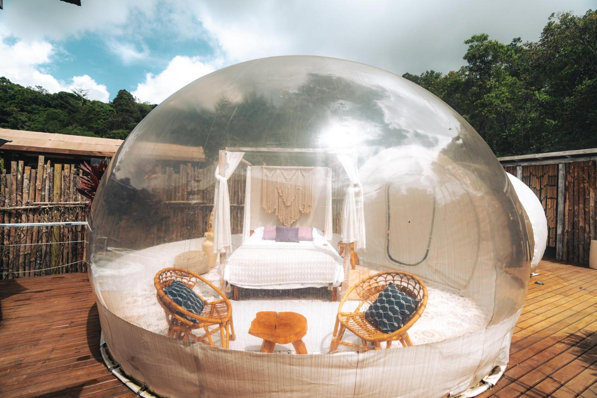 ホテル Bubblesky Glamping 15 Min From Medellin リオネグロ エクステリア 写真