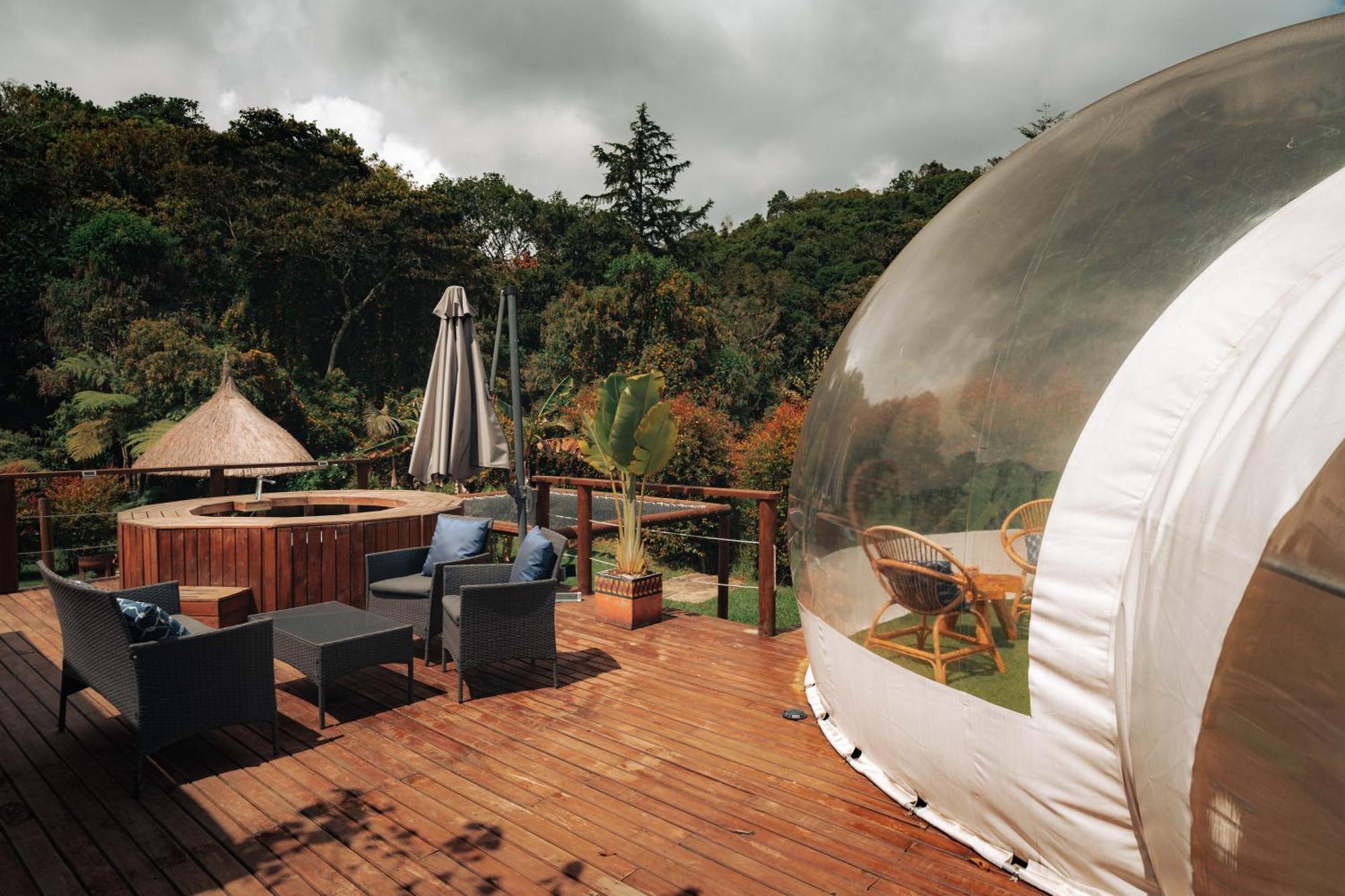 ホテル Bubblesky Glamping 15 Min From Medellin リオネグロ エクステリア 写真