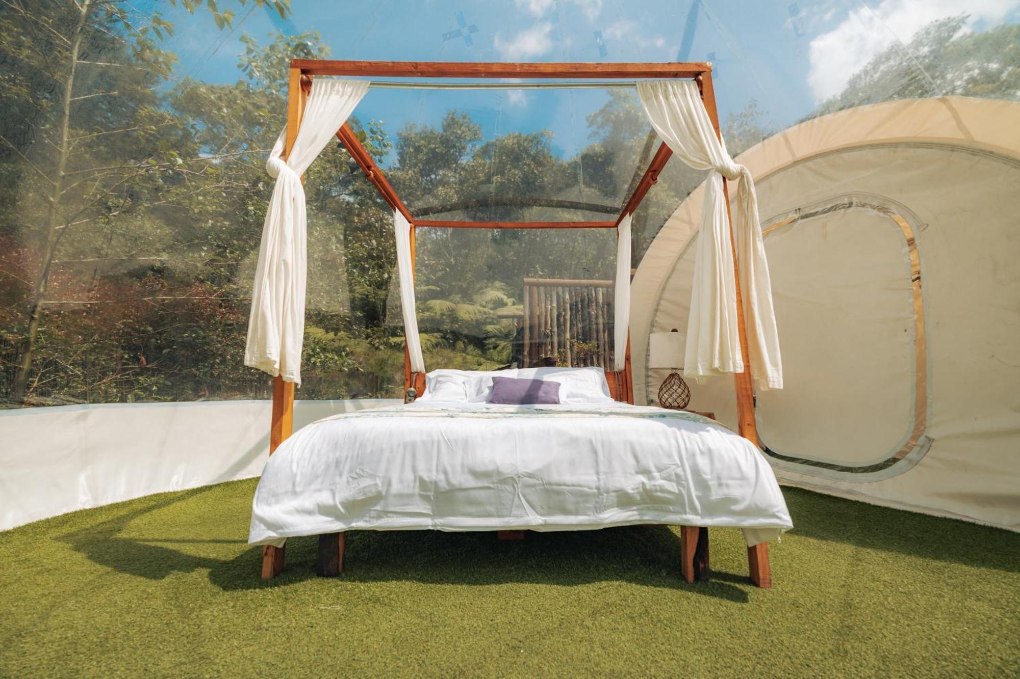 ホテル Bubblesky Glamping 15 Min From Medellin リオネグロ エクステリア 写真