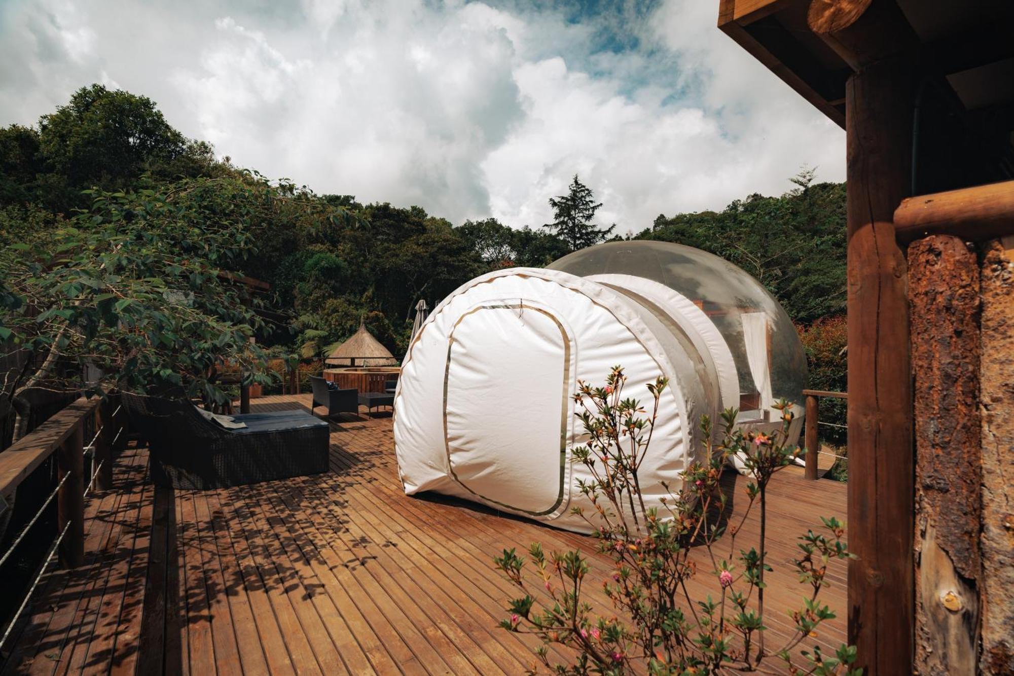 ホテル Bubblesky Glamping 15 Min From Medellin リオネグロ エクステリア 写真